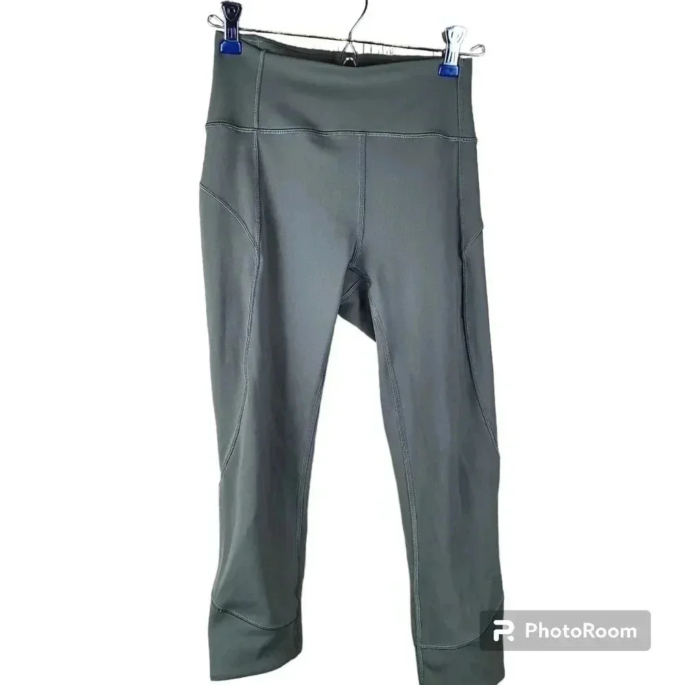 Lululemon Everlux olive green leggings